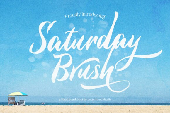 Capture Coastal Charm with Saturday Brush Script