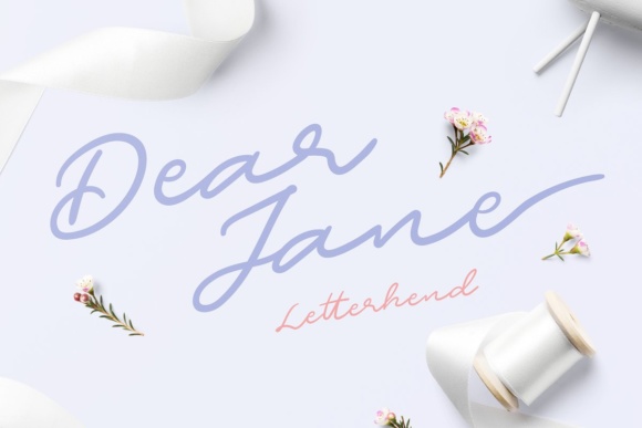 Dear Jane Script: A Handwritten Font for Authentic Design