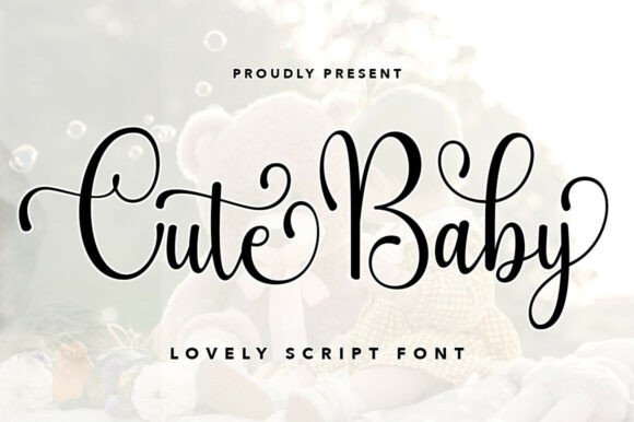 Graceful Typography: The Allure of Cute Baby Script