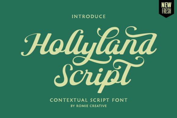 Hollyland Script: The Bouncy, Versatile Brush Font You Need