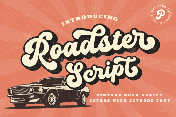 Roadster Script: The Bold Retro Typeface for Modern Projects