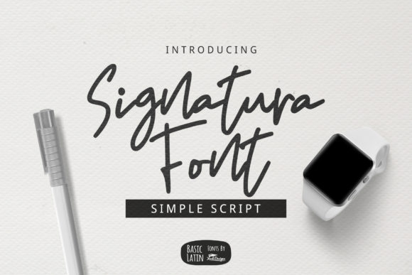 Signatura Script: A Handwritten Font for Authentic Branding