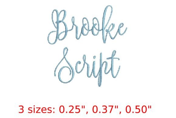 The Art of Embroidered Elegance: Understanding the Brooke Script Font