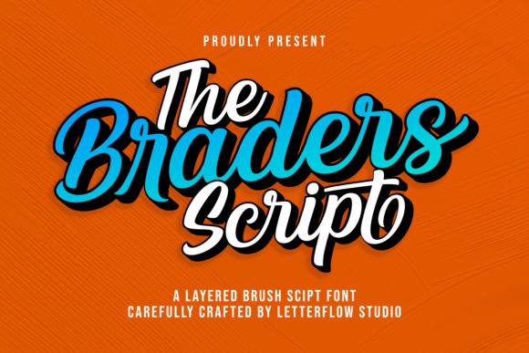 The Braders Script: Nostalgic Character for Modern Design