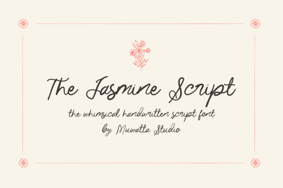 The Jasmine Script: Where Whimsy Meets High-End Branding